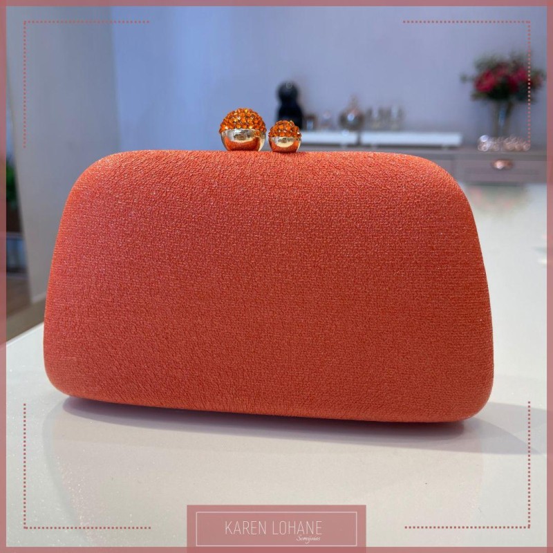 BOLSA CLUTCH LARANJA